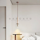 Axyaa Yellow Cave Stone Wabi Sabi Pendant Lights - Nordic Design for Bedside, Restaurant, Bar