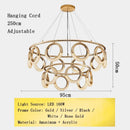 Axyaa Gold Ring LED Chandelier Pendant Lighting Fixture