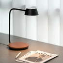 Axyaa Dimmable Wood Desk Lamp for Bedroom and Office Decor