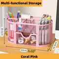 Axyaa Mesh Desk Organizer with 9 Compartments and Drawers, Pencil Holder for Office