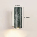 Axyaa White Marble LED Wall Lamps - Nordic Minimalist Design for Modern Living Spaces
