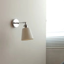 Axyaa Ceramic LED Wall Sconce Modern Style Pull Chain Switch