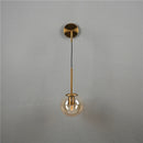 Axya Glass Ball Wall Light: Modern Nordic Vintage LED Fixture
