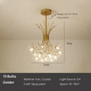 Axyaa Dandelion Crystal Pendant Light - Nordic Minimalist Design