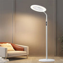 Axyaa LED Full Spectrum Fan Light - White Circular Ring - Three Color Light Source