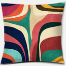 Axyaa Geometric & Animal Pattern Cushion Cover for Sofa, Bedroom, Car - Abstract Design