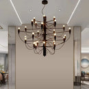 Axyaa Scandinavian Designer Ceiling Chandelier LED Pendant Lamp for Home Decor