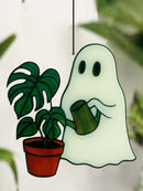 Axyaa Ghost Watering Plant Design Acrylic Hanging Decor for Home