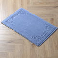Axyaa Hotel Cotton Bath Mats in White, Red, Blue - High Quality, Thicken Design