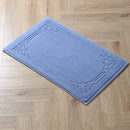 Axyaa Hotel Cotton Bath Mats in White, Red, Blue - High Quality, Thicken Design