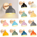 Nordic Wooden Industrial Wall Sconce by Axyaa - Vintage Style Home Lighting