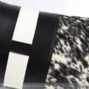 Axyaa Horse Fur Waist Pillow: High-End Villa Soft Leather Seal, Light Luxury Model Room