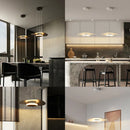 Axyaa Modern Dining Room Pendant Lights LED Chandelier Ceiling Lamp