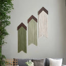 Axyaa Macrame Wall Hanging Shelf: Boho Wood Decor for Home, Bedroom, Living Room