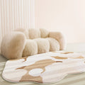 Axyaa Fluffy Nordic Style Plush Rug for Home Decor, Thick Soft Carpet Anti-slip Mat