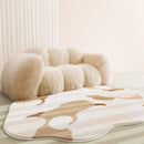 Axyaa Fluffy Nordic Style Plush Rug for Home Decor, Thick Soft Carpet Anti-slip Mat