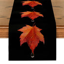 Axyaa Maple Leaf Table Runner for Dining Wedding Holiday Party Decor