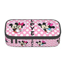 Axyaa Mickey Mouse Pencil Bag: High Capacity Makeup and Stationery Case