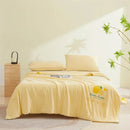 Axyaa Ice Silk Summer Quilt: Lightweight & Machine Washable cooling comfort for hot nights.