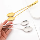 Axyaa Stainless Steel Long Handle Coffee Spoon Set