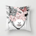Rose Flora Pattern Pillow Case by Axyaa - Decorative Cushion Covers