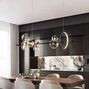 Axyaa Glass Magic Bean Pendant Lamp Modern Nordic LED Lights Home Decor