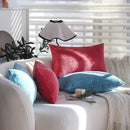 Axyaa Striped Velvet Corduroy Cushion Covers for Sofa - 30x50cm Nordic Style