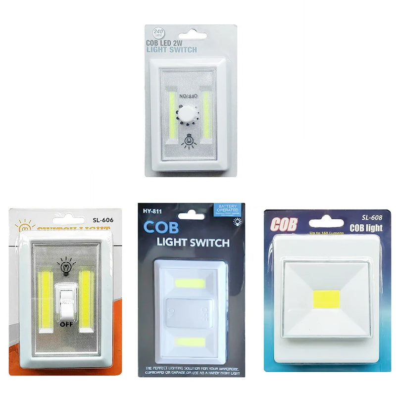 Axya Magnetic Wall Lights: Double-Sided Tapes, Battery Powered Night Lamp