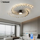 Axyaa Modern Copper Fireworks LED Ceiling Chandelier for Bedroom and Living Room