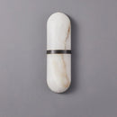 Axyaa LED Semicylinder Wall Light 12W - Imitation Marble Decor Sconce for Home Décor
