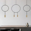 Axyaa Postmodern Metal Chandelier Restaurant Bedroom Bar Study Lamp