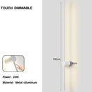 Axyaa 360° Rotatable LED Wall Sconce, Touch Dimmable & Adjustable Brightness