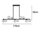 Axyaa LED Chandeliers for Modern Living Room Indoor Lighting