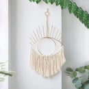 Boho Evil Eye Macrame Dream Catcher Tapestry by Axyaa - Aesthetic Bedroom Decor