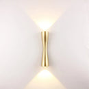 Axyaa Outdoor Waterproof Wall Lamp in Gold, Black, or White - Stylish Garden and Porch Lighting