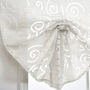 Axyaa European Style Short Roman Curtains for Living Room Home Decor 1PC