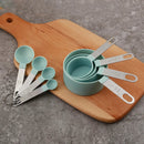 Axyaa Stainless Steel Measuring Cups Spoons Set Kitchen Utensils Accessories