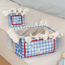 Axyaa Butterfly Cartoon Desktop Storage Basket Square Organizer
