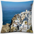 Axyaa Santorini Series Pattern Pillowcase Square Cushion Cover Home Sofa Decor