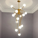 Axyaa Magic Bean LED Chandelier for Modern Living Spaces