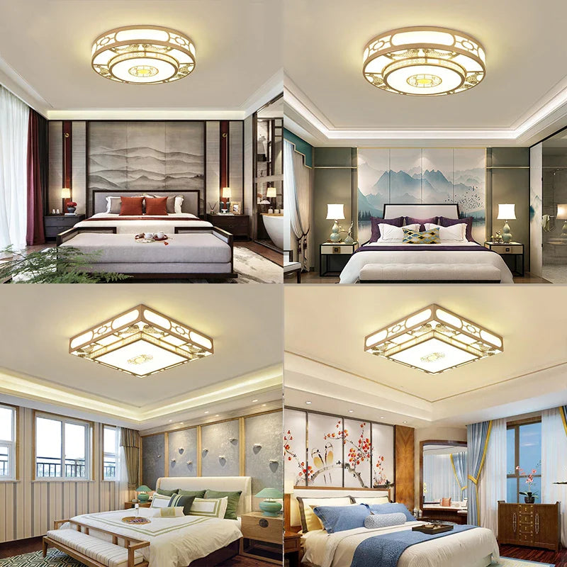 Axya Metal+Acrylic LED Ceiling Lamp for Home Indoor Lighting