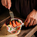 Axyaa Butterfly Love Flower Bowl Set - High-Value Creative Tableware