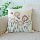 Axyaa Floral Embroidery Cotton Pillowcase - Cojines Decoration for Living Room