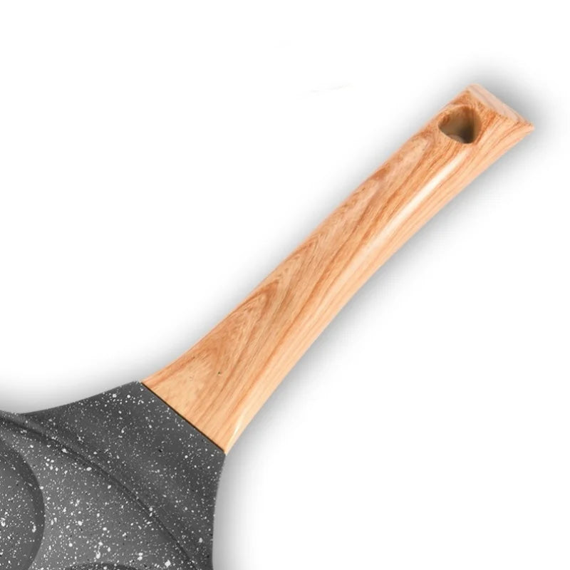 Axyaa Seven-hole Non-stick Animal Smiley Pancake Pan with Bakelite Handle