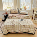 Axyaa Wrinkled Yarn Xia Liang Quilt Hepburn Wind Lace Quilt