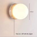 Axyaa Nordic Stone Wall Sconce Light for Exterior Garden Balcony Decoration