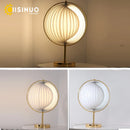 Axyaa Moon-Shaped Floor Lamp: Rotatable LED Mood Light for Bedroom Ambience