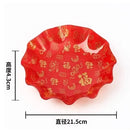 Axyaa Big Fu Zi Fruit Plate - Melon & Snack Plate for Home, BPA-Free