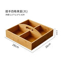 Axyaa Chinese Style Dried Fruit Box Snack Plate Melon Seed Solid Wood Gift Box