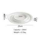 Axyaa Ceramic Serving Plate for Creative Dining Experience